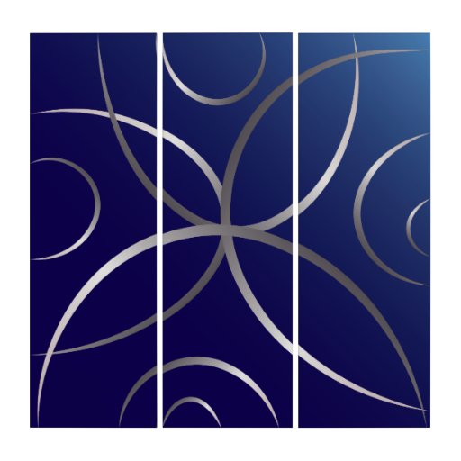 Image of Silver roads Triptych