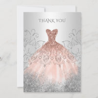 Silver Rose Gold Dress