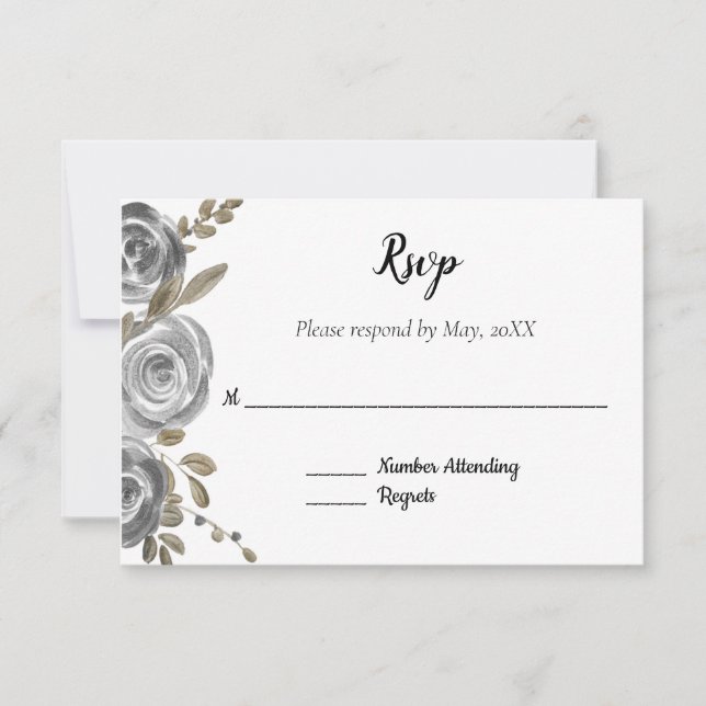 Silver Rose RSVP (Front)