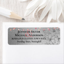 Silver Rosegold WEDDING Metallic Glitter BUDGET