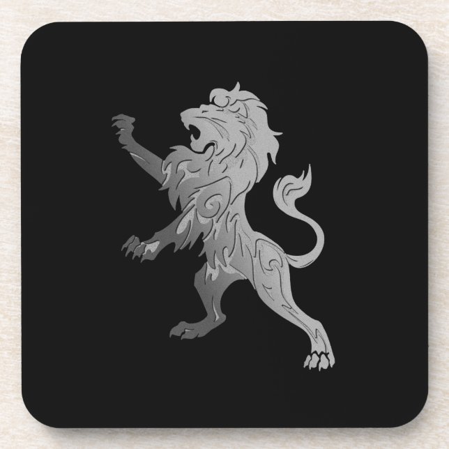 Silver Royal Lion Coaster (Front)