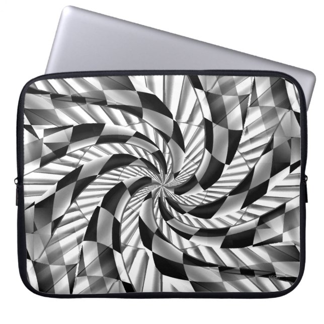 Silver Sailing... Laptop Sleeve (Front)