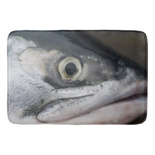 Silver Salmon Face Bath Mat