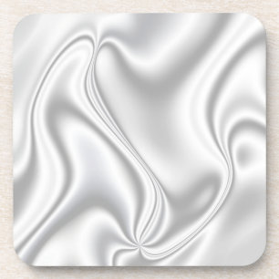 Silver Satin Coaster