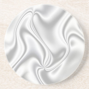 Silver Satin Coaster