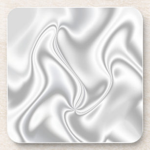 Silver Satin Coaster