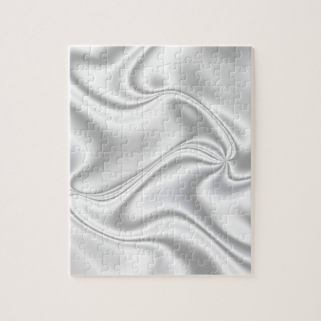 Silver Satin Jigsaw Puzzle (Vertical)