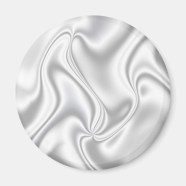 Silver Satin Magnet (Front)