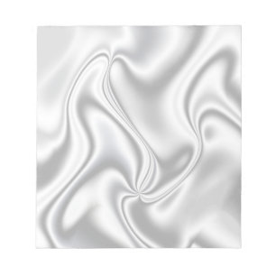 Silver Satin Notepad