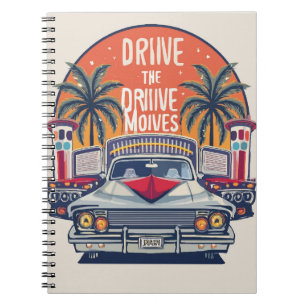 Silver Screen Nights: Retro Drive-In Movies Notebook