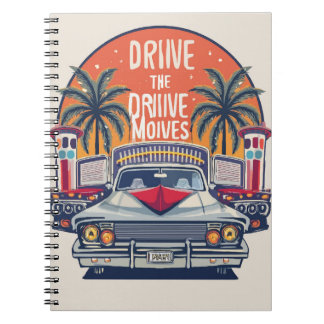 Silver Screen Nights: Retro Drive-In Movies Notebook