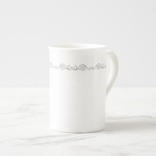Silver Scroll Work Speciality Mug