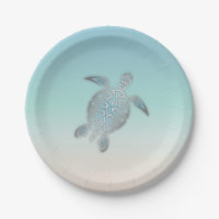 Silver Sea Turtle Beach Style Maritime Coastal
