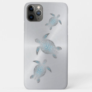 Silver Sea Turtles Maritime Coastal iPhone 11 Pro Max Case