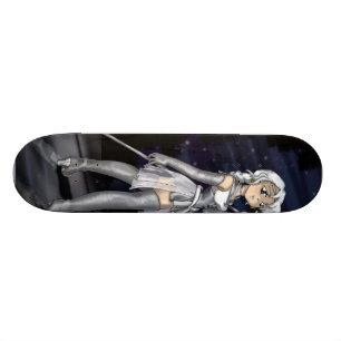 Silver Senshi Skateboard