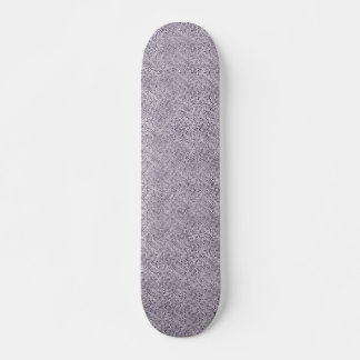 silver sequin effect skateboard