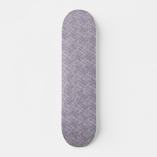 silver sequin effect skateboard (Front)