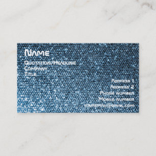 Silver Sequins Business Card