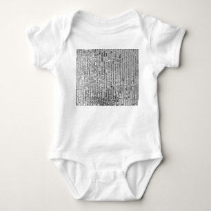 Silver sequins, glamourous seamless background. baby bodysuit