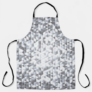 Silver Sequins: Glittering Mosaic Background Apron