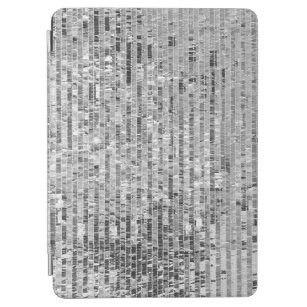 Silver sequins seamless pattern iPad air cover