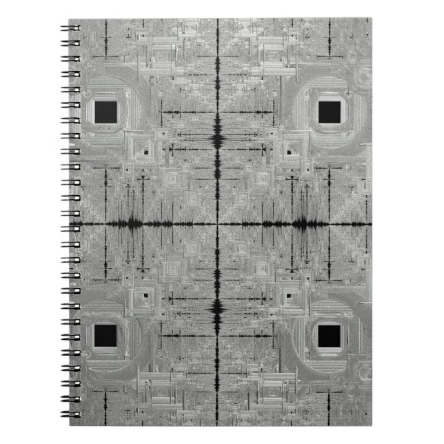 Silver Serenade Spiral Notebook (Front)