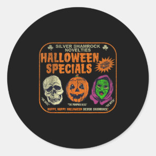 Silver Shamrock Novelties Halloween Specials Classic Round Sticker