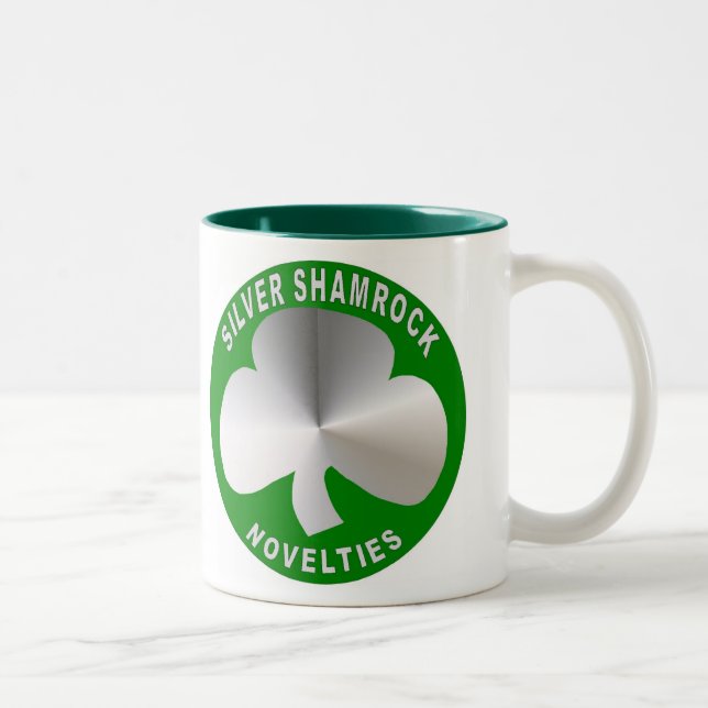 Silver Shamrock Novelties Mug (Right)