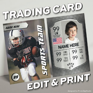 Silver Shield Football Trading Card Player Cards