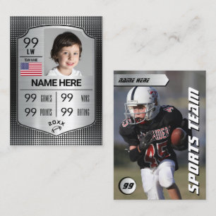 Silver Shield Football Trading Card Player Cards