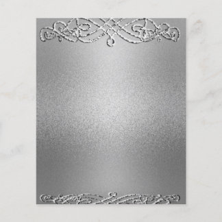 Silver Shimmer Glitter Template Background