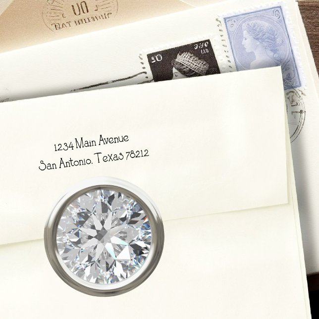 Silver Shiny Diamond Envelope Seal (Creator Uploaded)