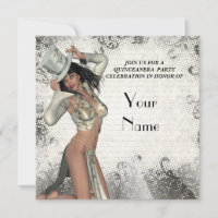 Silver showgirl  quinceanera party