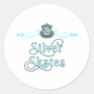 Silver Skates Stickers