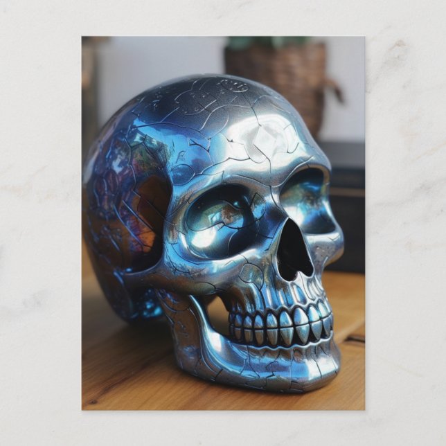 Silver Skull Postcard (Front)