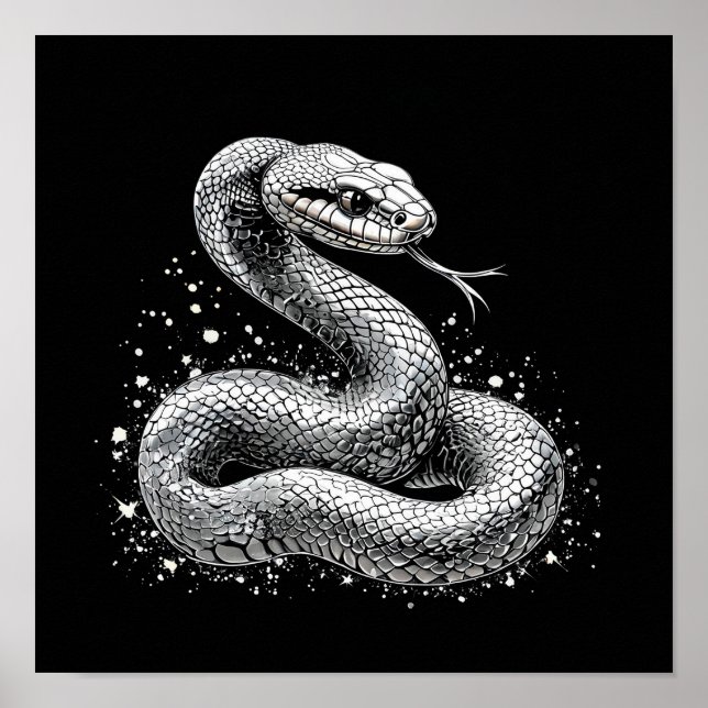 Silver snake poster (Front)