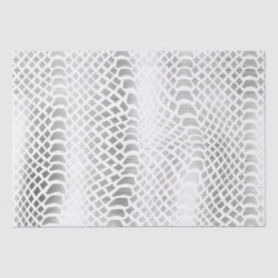 Silver Snake Print Tissue Paper