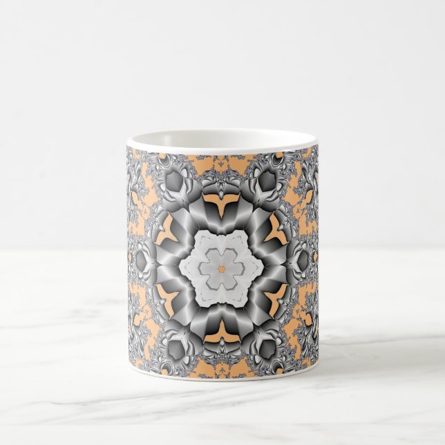 Silver Snowflake Coffee Mug (Center)