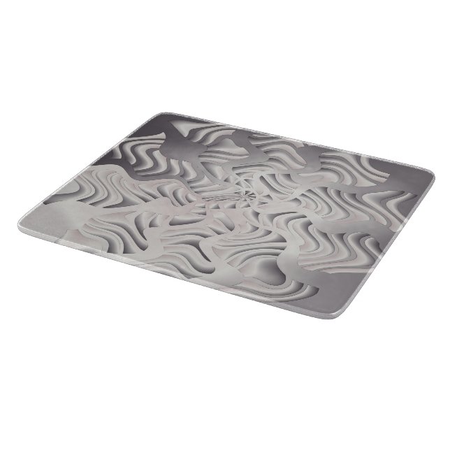 silver snowflake cutting board (Corner)