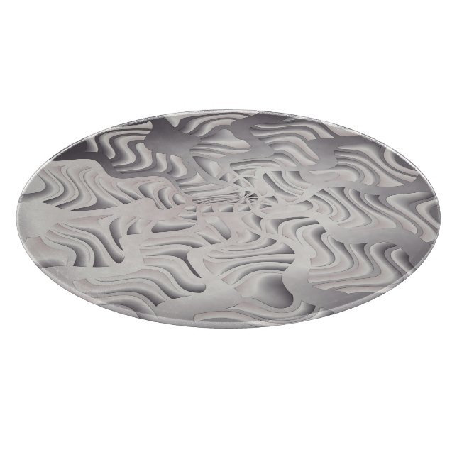 silver snowflake cutting board (Corner)