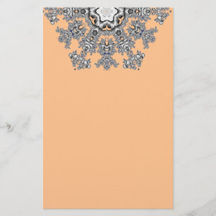 Silver Snowflake Stationery