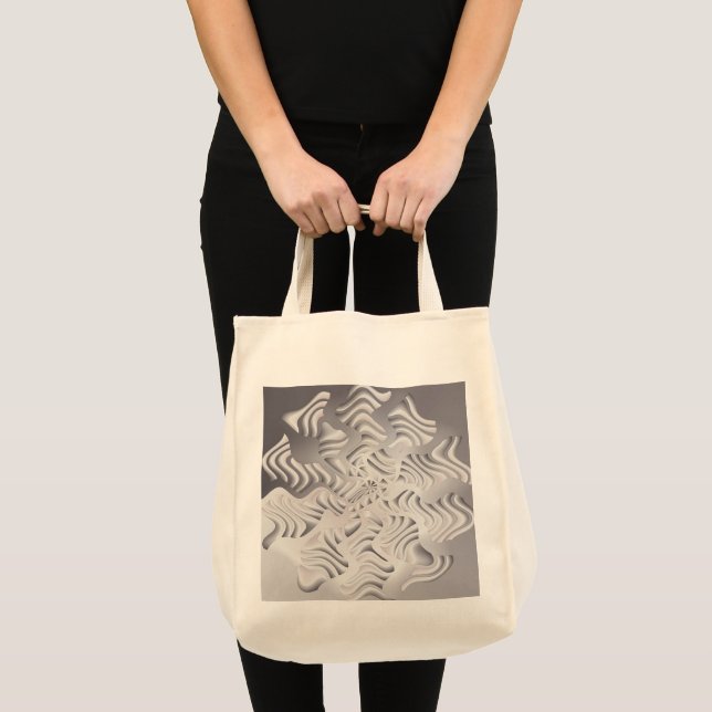 silver snowflake tote bag (Front (Product))