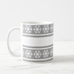 Silver Snowflakes Coffee Mug