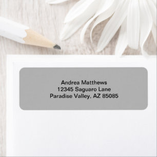 Silver Solid Colour