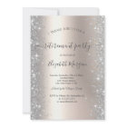 Silver Sparkle Diamonds Ivory Retirement Party