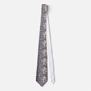 Silver Sparkling Sequin Look Tie