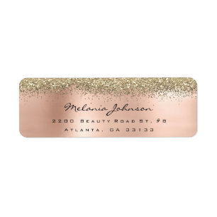 Silver Sparkly Glitter Pink Rose Gold  Metallic