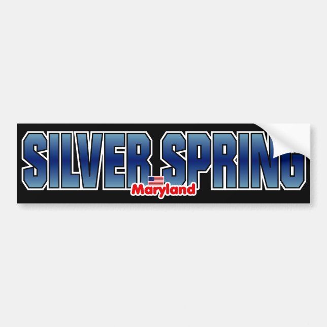 Silver Spring Bumper Sticker (Front)