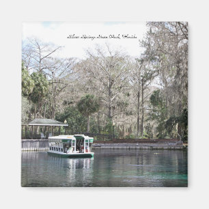 Silver Springs, Florida, Glass Bottom Boat Magnet