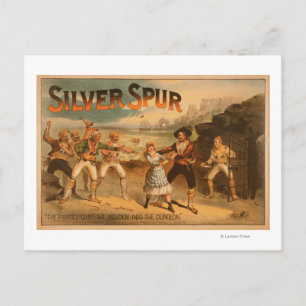 Silver SpurPirates Theatrical Poster Postcard